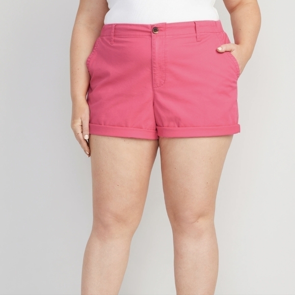 3X - Old Navy | High-Waisted OGC Pull-On Chino Shorts - Picture 2 of 4